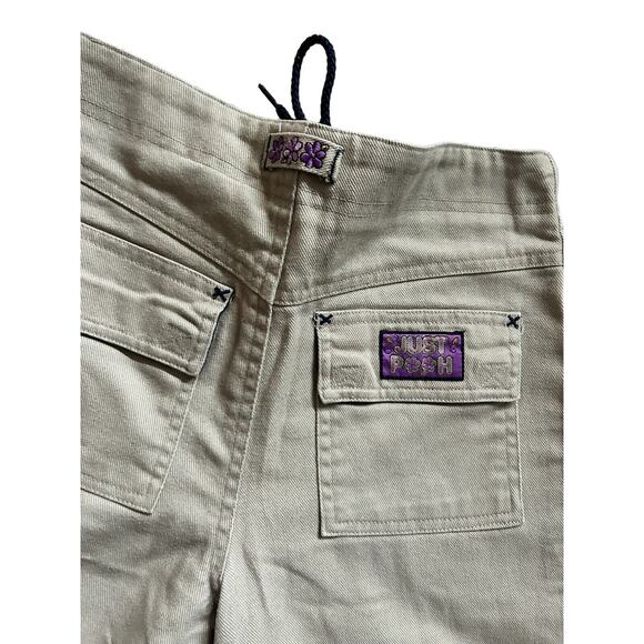 Winnie The Pooh Pants Girl‎ Size 7/8M Beige Embroidered Just Pooh Drawstring - Picture 7 of 7